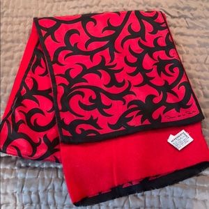 Oscar de la Renta silk and wool scarf